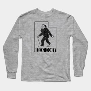 Brig' Foot in Utah (Black Outline) Long Sleeve T-Shirt